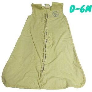 Halo 0-6m Small Sleep Sack 3-way Swaddle Embroidered Green Wearable Blanket